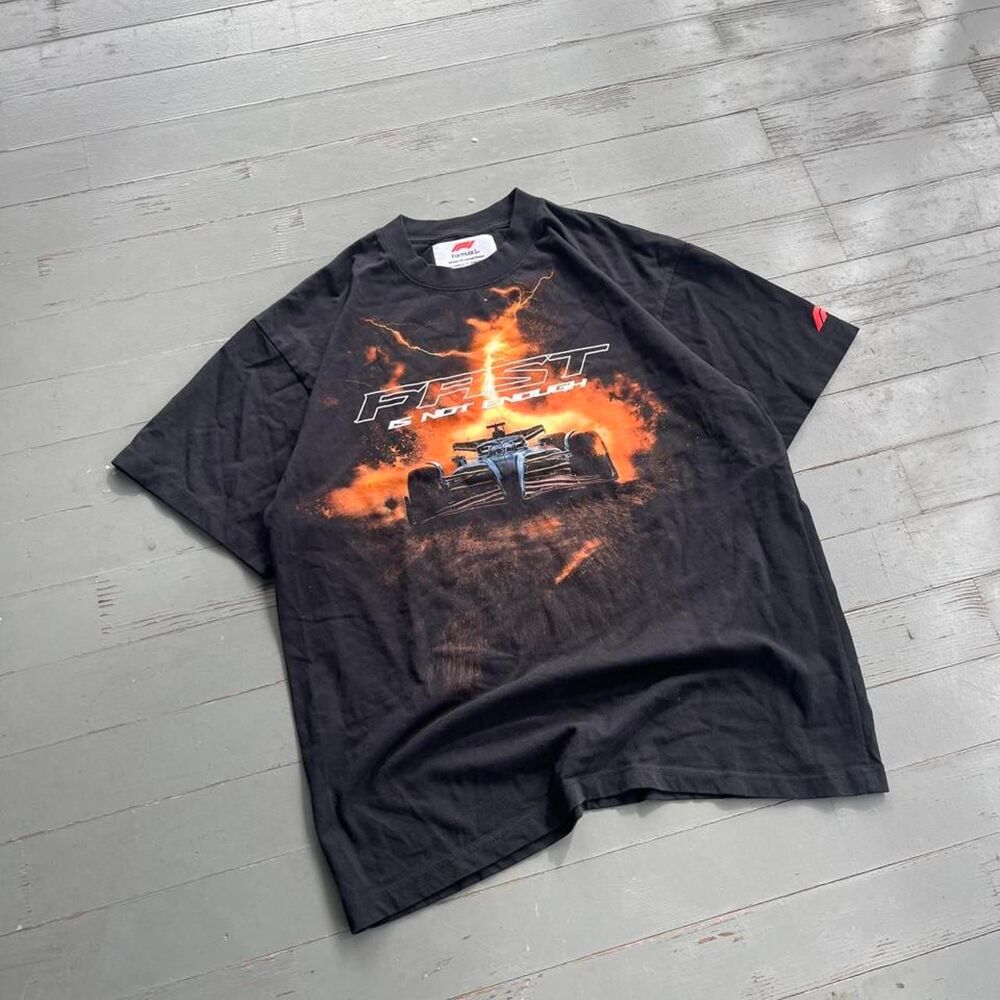 PacSun x Formula 1 Heavyweight Streetwear Y2K Graphic Tee Shirt